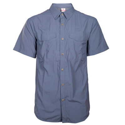 轻便速干！Pureland普尔兰德男式短袖速干衬衫GL11031