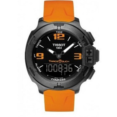 运动系！天梭Tissot T0814209705702多功能触摸男表