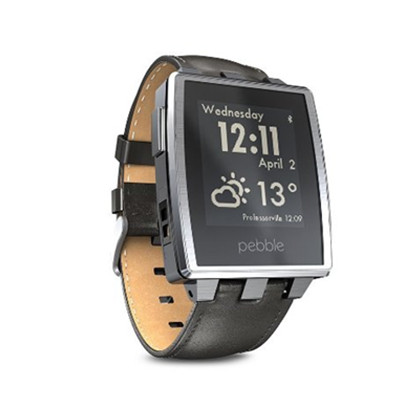再降20刀！ Pebble 不锈钢Steel 智能手表