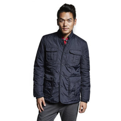 反季特惠！AJ IZOD男式时尚西服款棉服