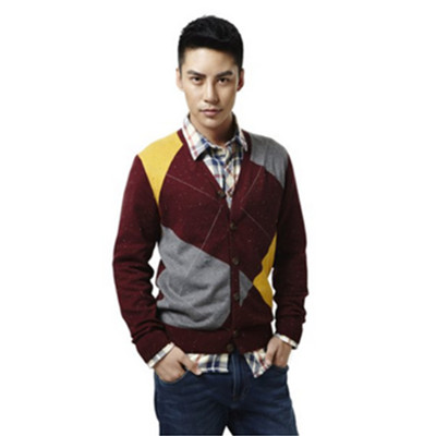 休闲百搭！IZOD男式毛衣开衫 1113331005400