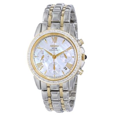 璀璨！精工Seiko SSC892 女款光动能石英手表
