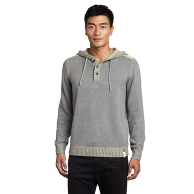 秋季优选！Esprit埃斯普利特男士连帽针织套头衫LD0319F