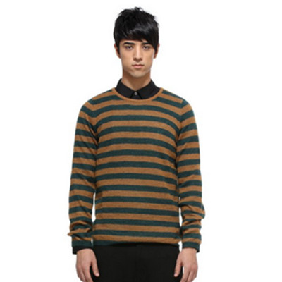 套头圆领！Trendiano条纹长袖毛衣针织衫 3123031920996