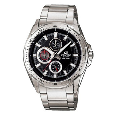 码后新低！卡西欧EDIFICE重金属系列休闲时尚男表EF-336D-1AVDF