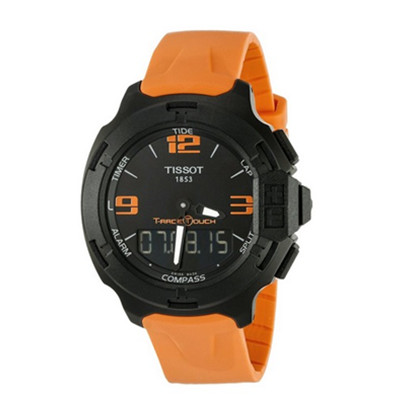 多功能！天梭Tissot T0814209705702 触摸男表