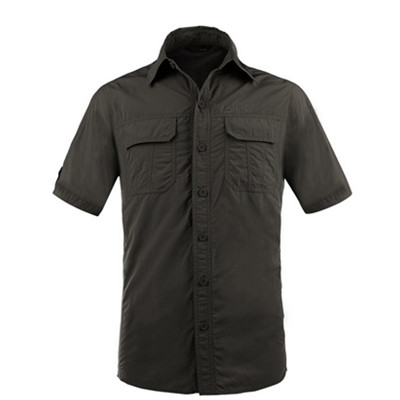 白菜价！RAX瑞行男式户外专业防紫外线速干短袖衬衫40-2W020