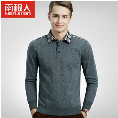 秋冬必备！南极人假两件针织衫毛衣