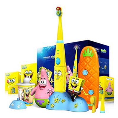 历史好价！Lebond 力博得 海绵宝宝系列电动牙刷套装(充电款)