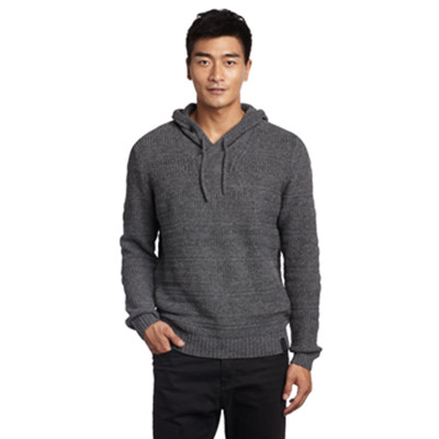 简约百搭！Esprit埃斯普利特男士连帽针织套头衫KD0326