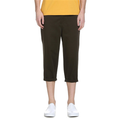 简约百搭！Trendiano男式中腰休闲七分裤3123062220500