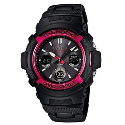 新低！卡西欧G-SHOCK系列电波男士手表AWG-M100BC-4APR