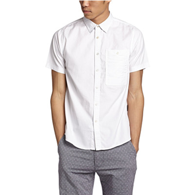 简约！i.t izzue男式梭织休闲上衣IZXSTIN8969