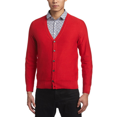 喜庆！Esprit埃斯普利特男士V领毛衣针织开衫OD3321F