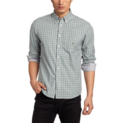 全网好价！Nautica诺帝卡男式长袖休闲衬衫W33619