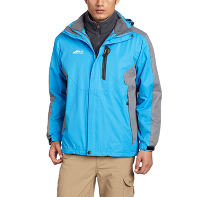 三色齐降！LAYNOS雷诺斯男式情侣款抓绒两件套冲锋衣21016A