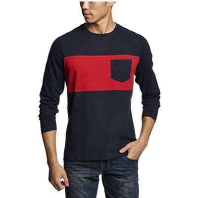 休闲百搭！Nautica诺帝卡男式T恤K44951