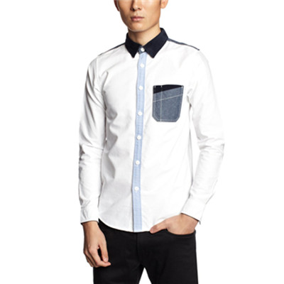 帅气！izzue男式梭织休闲上衣IZXSTFN8858