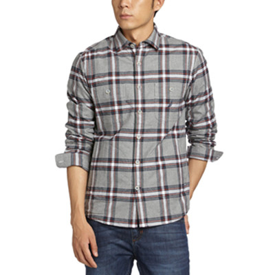 经典格纹！Nautica诺帝卡男式长袖衬衫W33410