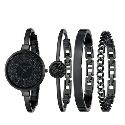 新低！ Anne Klein 安妮&middot;克莱恩 AK/1470 女士手表手链套装