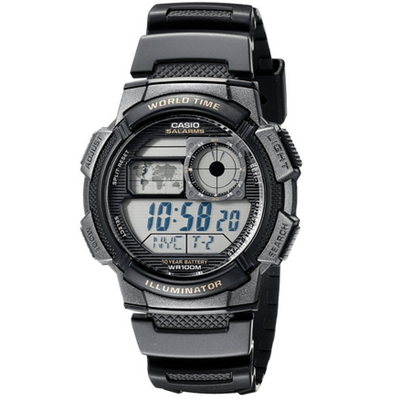 凑单品！CASIO 卡西欧 AE-1000W-1AVDF 男款运动手表