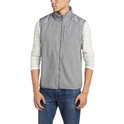 秋冬优选！Nautica诺帝卡男式经典全开襟毛衣背心S43801