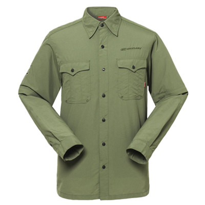 秋季单品！EXXTASY艾斯特男式速干长袖衬衫1017131059