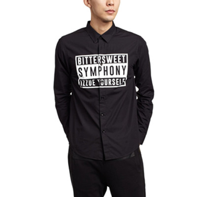 字母印花！izzue男式衬衫IZXSTJN8989