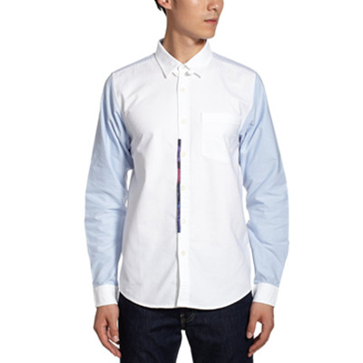 简约帅气！izzue男式梭织休闲上衣IZXSTHN8908