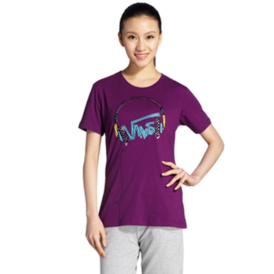 低价！VANS 万斯 女式 短袖T恤 VN-0PS57UV