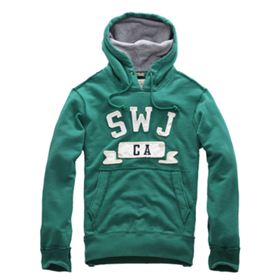 应季！七匹狼 舒适纯棉连帽套头卫衣 171150601007