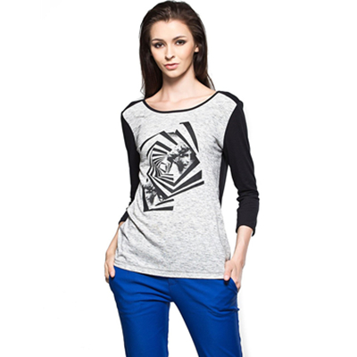 白菜！Etam 艾格 女式 七分袖T恤 14012834295