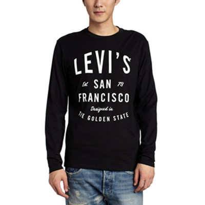 历史好价！Levi's李维斯Knits男式长袖T恤66066
