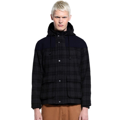 英伦风！Trendiano男式长袖毛呢外套3123342990931