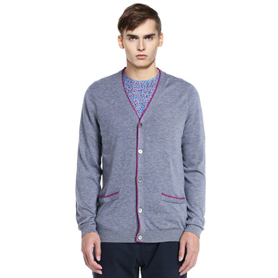 秋季单品！Trendiano男式V领长袖针织衫3141033270053