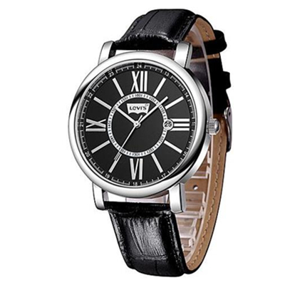 白菜价！levis 复古石英男款手表LTH1804