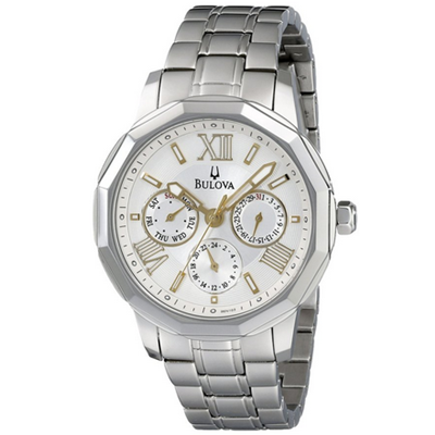 新低！Bulova 宝路华 96N103 女士三眼石英手表