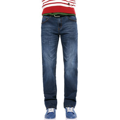 历史好价！IZOD 男式 修身中腰牛仔裤 1114461301