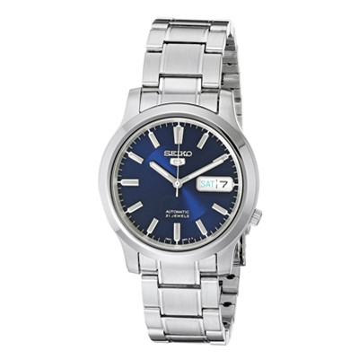 再降！SEIKO 精工 SNKL07 精工5号 男款自动机械表