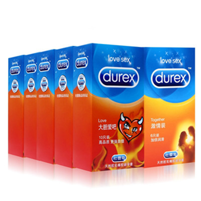超值！Durex杜蕾斯避孕套love10只*5+激情6只