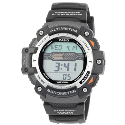 历史好价！卡西欧PROTREK超强功能登山表SGW-300H-1AVDR
