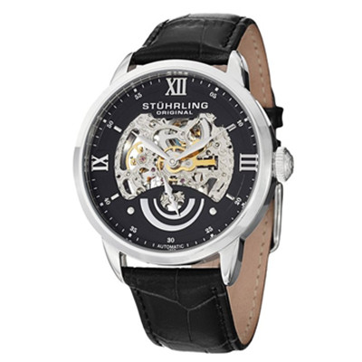 再降！Stuhrling Original男式574.02镂空手表