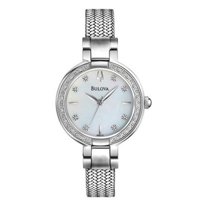 时尚超美！宝路华 Bulova 96R177 钻石女表