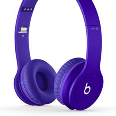 紫色款好价！Beats Solo HD折叠便携头戴音乐耳机