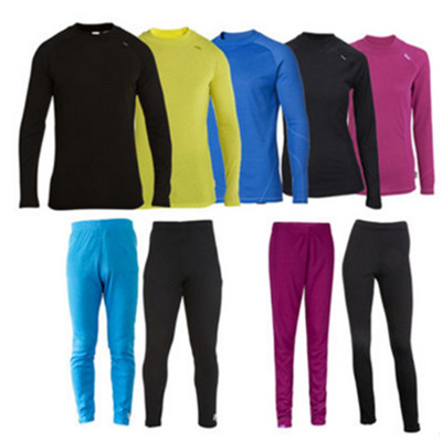 多色可选！迪卡侬 男女加绒保暖运动内衣