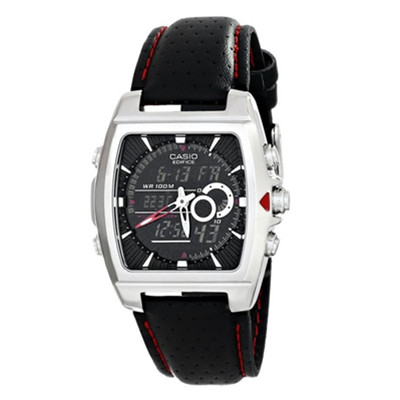 双显测温！卡西欧Casio EFA-120L-1A1VDF 赛车风格石英男表