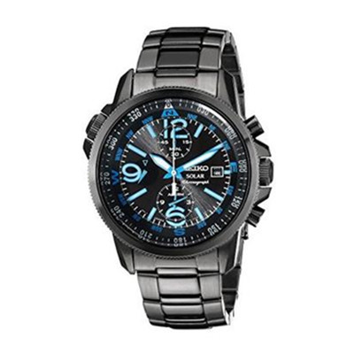 超帅！精工 Seiko SSC079 男士经典光动能手表