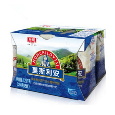 促销好价！光明莫斯利安钻石装酸奶200g*6盒/组（简装）