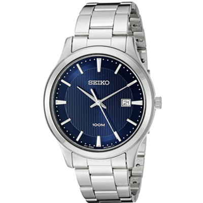 气质非凡！Seiko SUR049 精工男士全钢石英手表