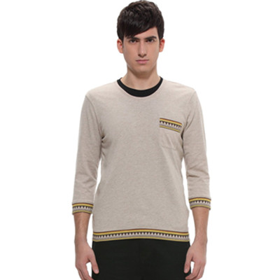 潮流个性！Trendiano男式修身圆领T恤3121020270870